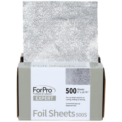 ForPro Professional Collection embossed foil sheets box for easy, secure dispensing.