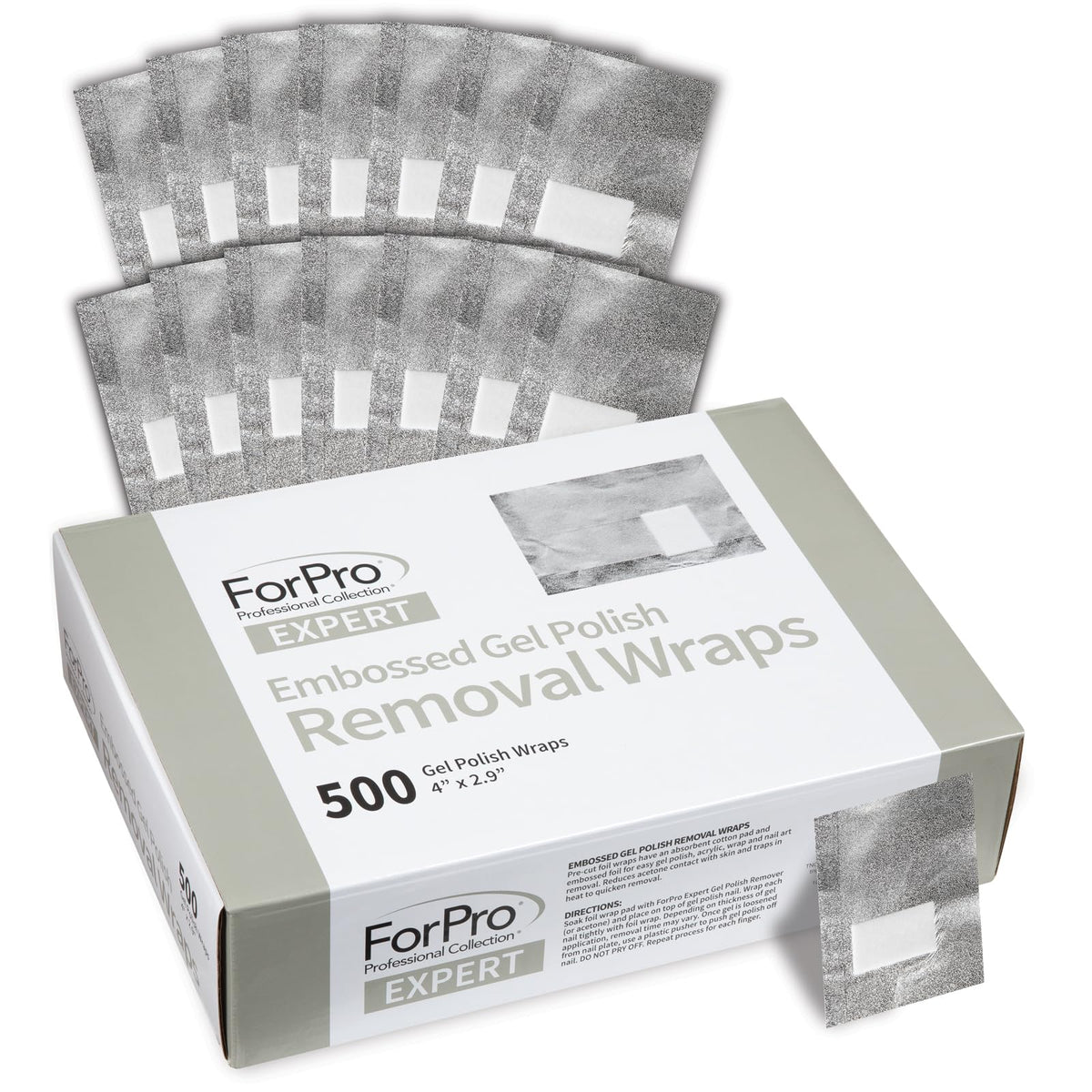 ForPro Professional Collection embossed wrap close-up showing snug fit and heat-trap design.