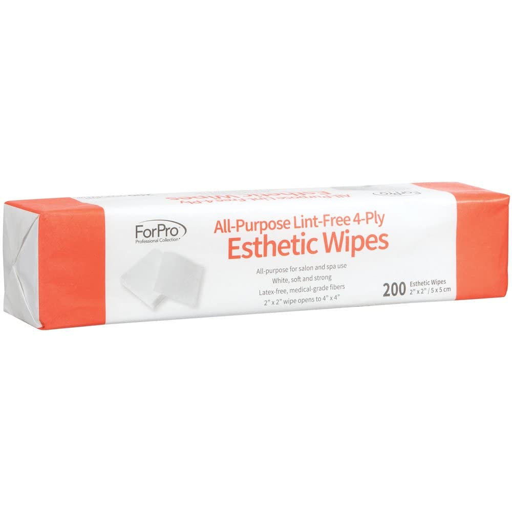 ForPro esthetic wipes packaging displays a six-pack suitable for salon inventories