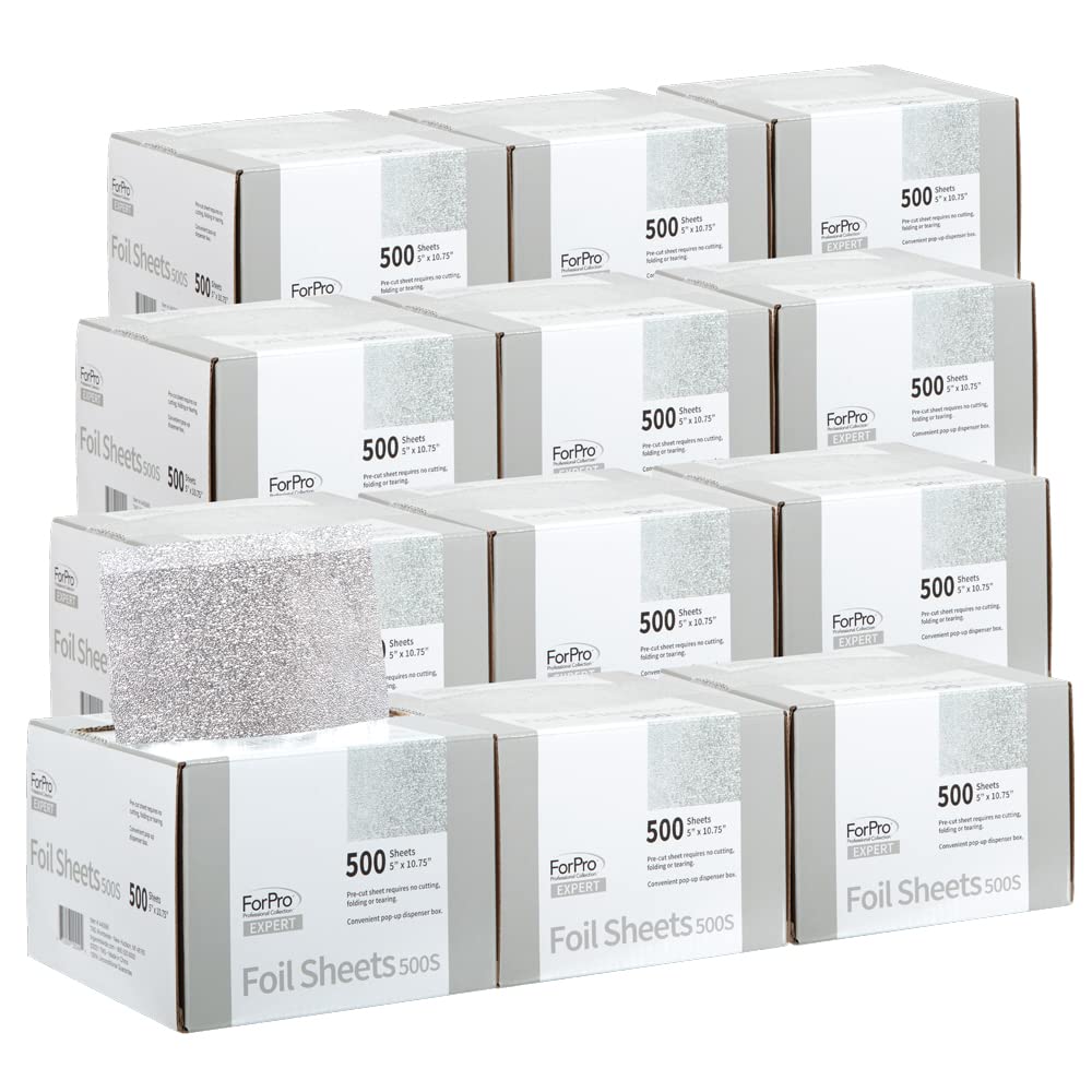 ForPro Professional Collection embossed foil sheets with orange-peel texture for precise color applications.