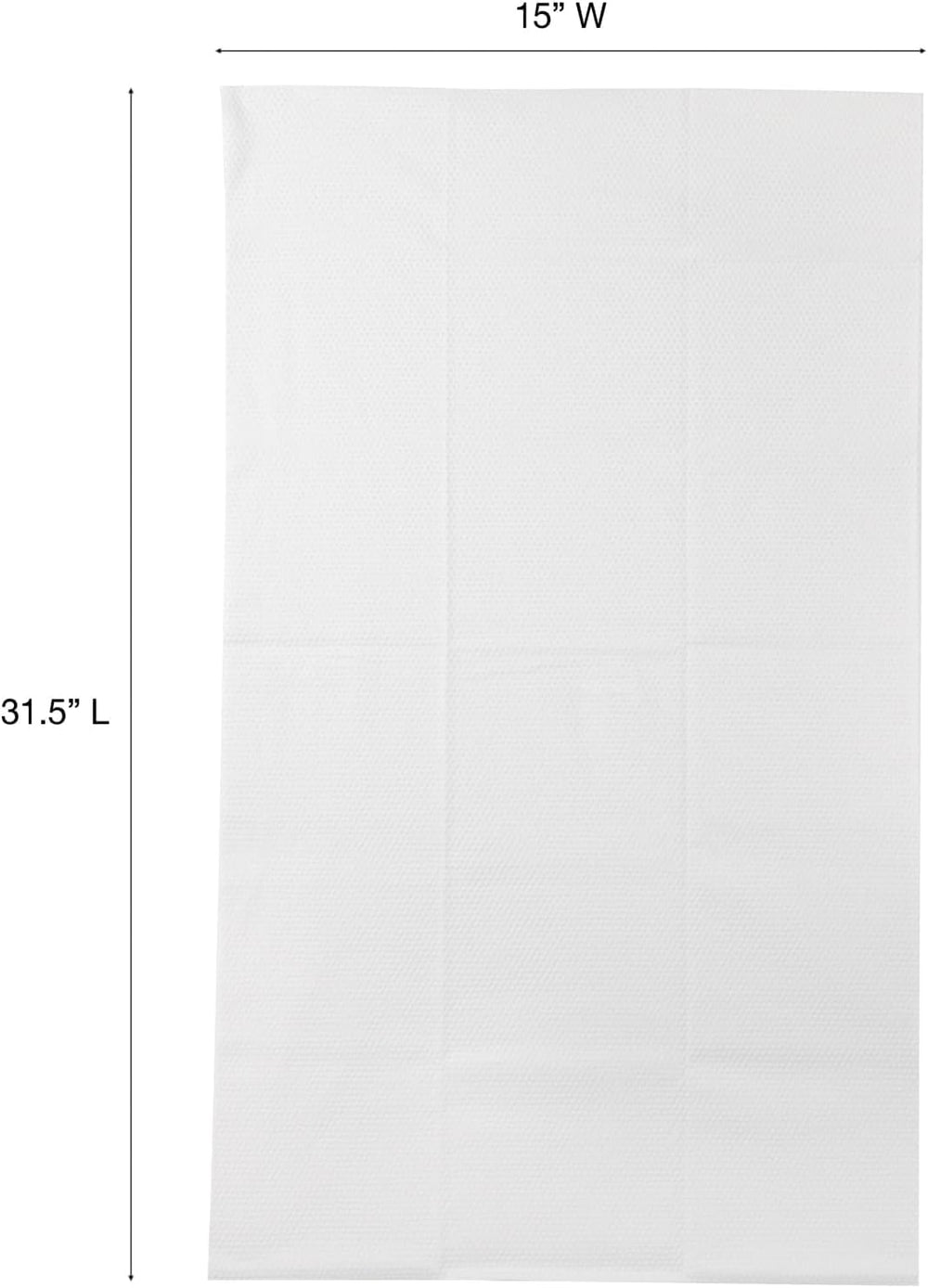 ForPro Professional extra-large towel 15x31-5 inches for full-body wrap.