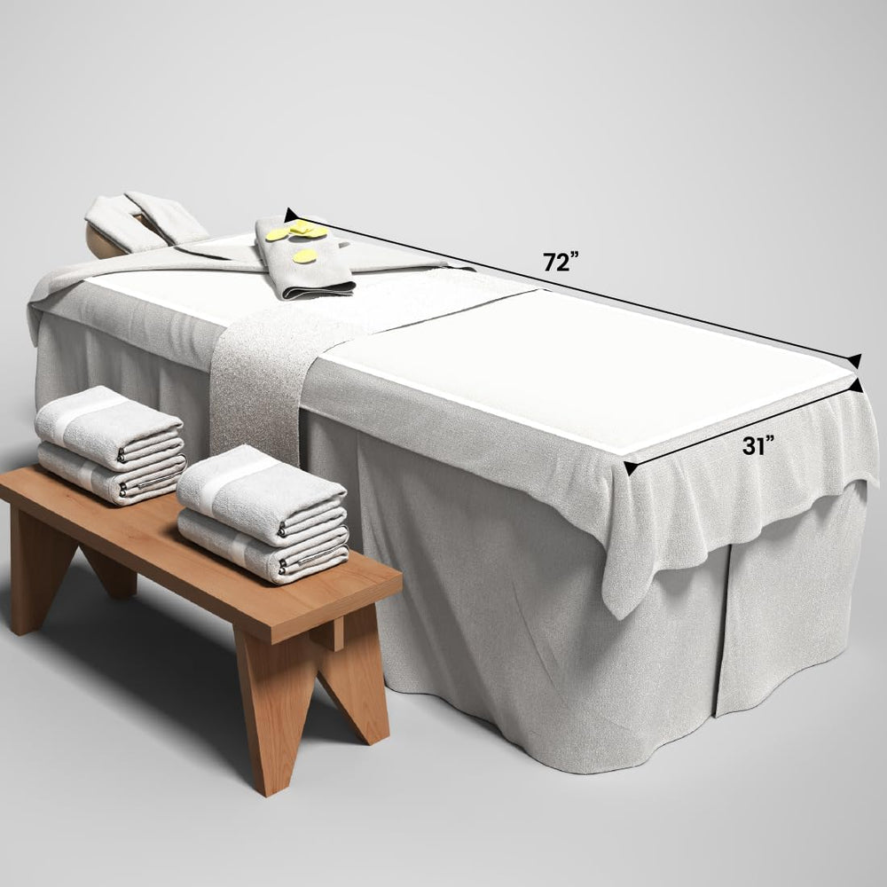 ForPro Professional Collection fleece table warmer is machine washable for quick care between clients.