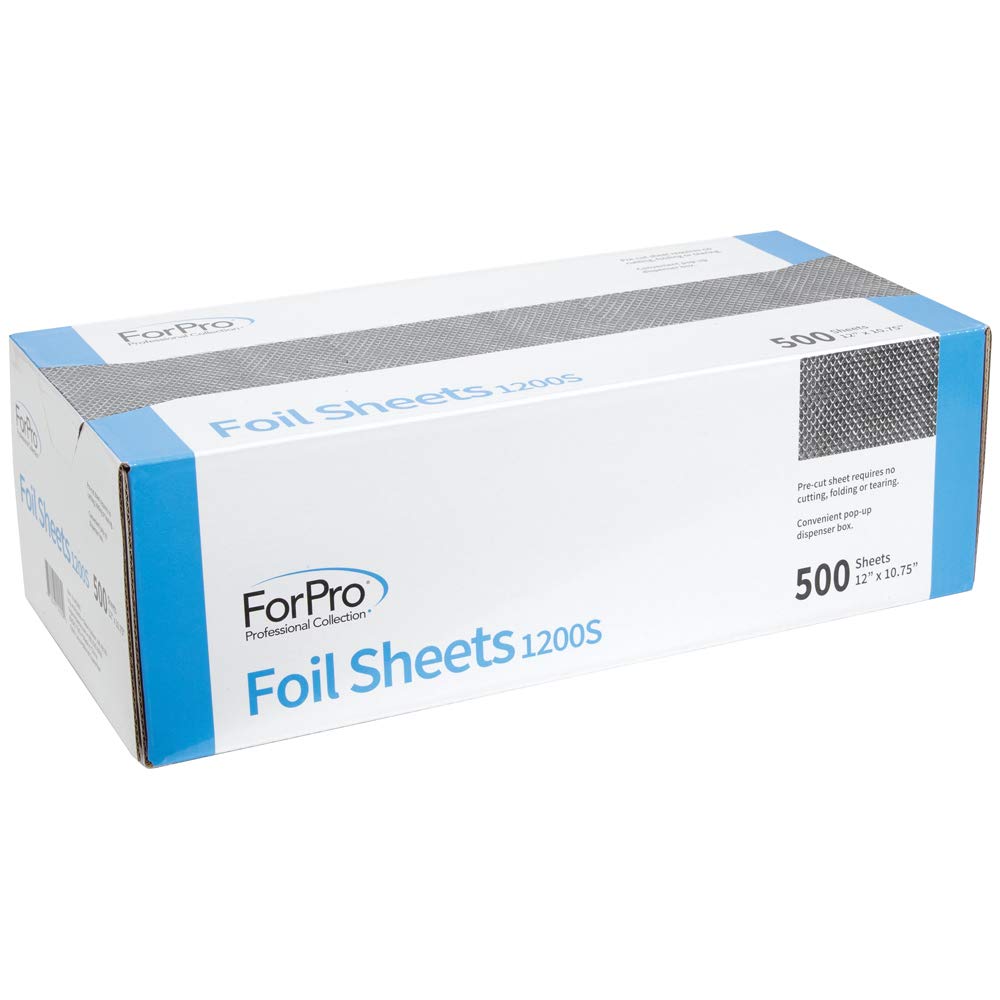 ForPro embossed hair foil sheets provide clean color application and precise highlighting workflows.