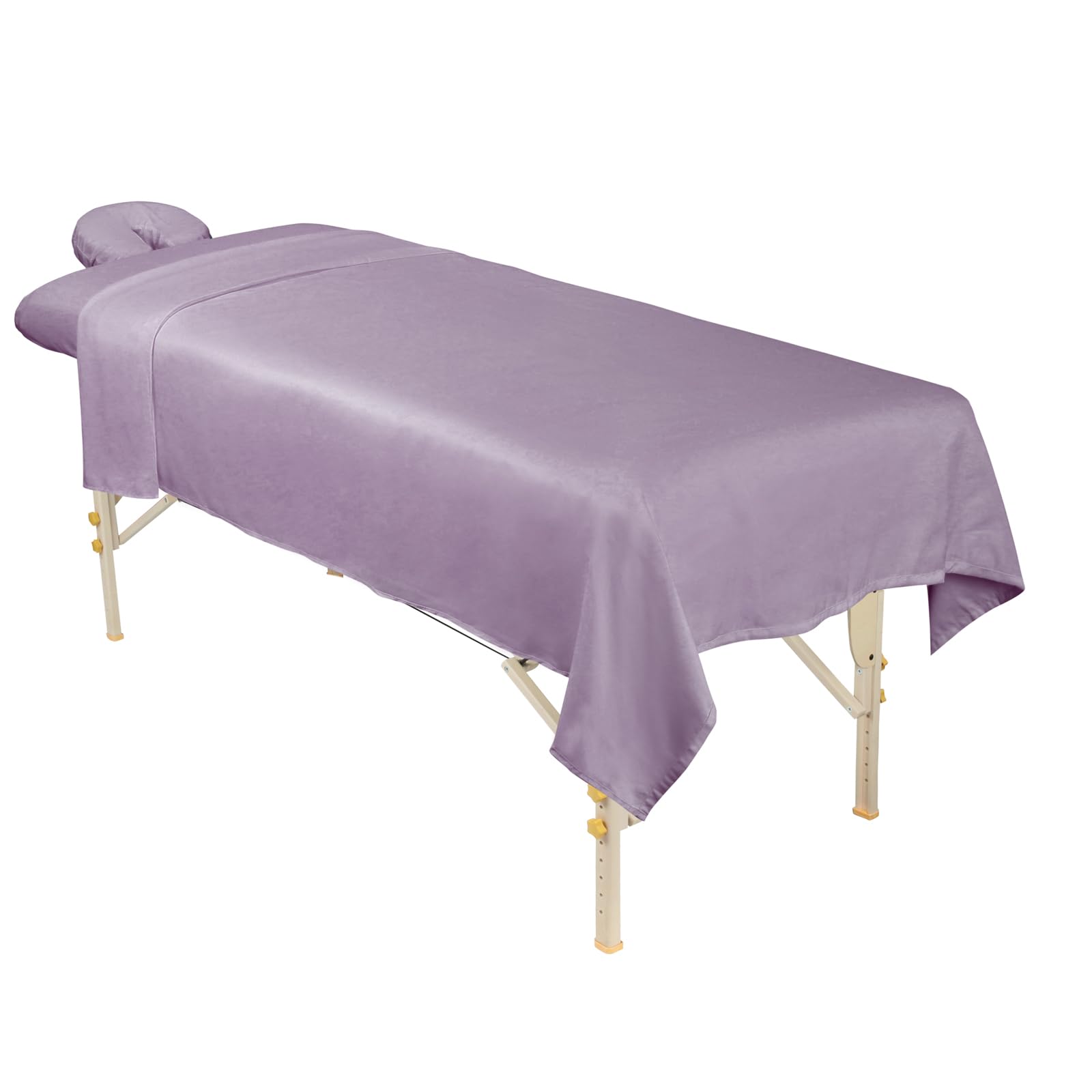 ForPro face rest cover lavender—protects against oils and makeup during sessions.