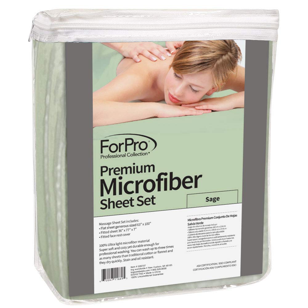 ForPro face rest cover secures protection while delivering comfortable support during treatments