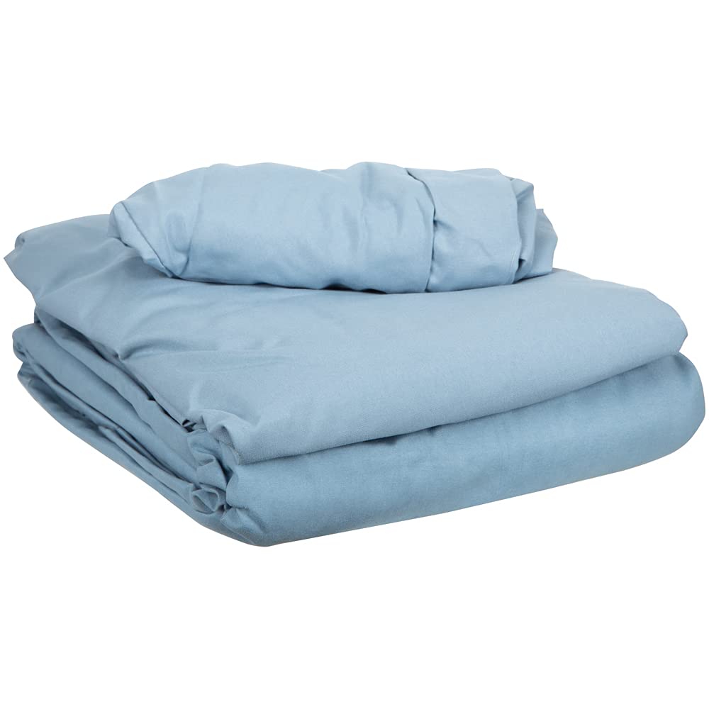 ForPro microfiber sheet set close-up fabric texture highlights ultra-light, quick-dry comfort.