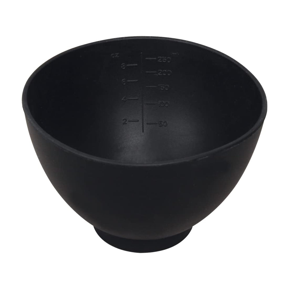 ForPro Professional Collection silicone mixing bowl black 8oz perspective supports precise facial prep.