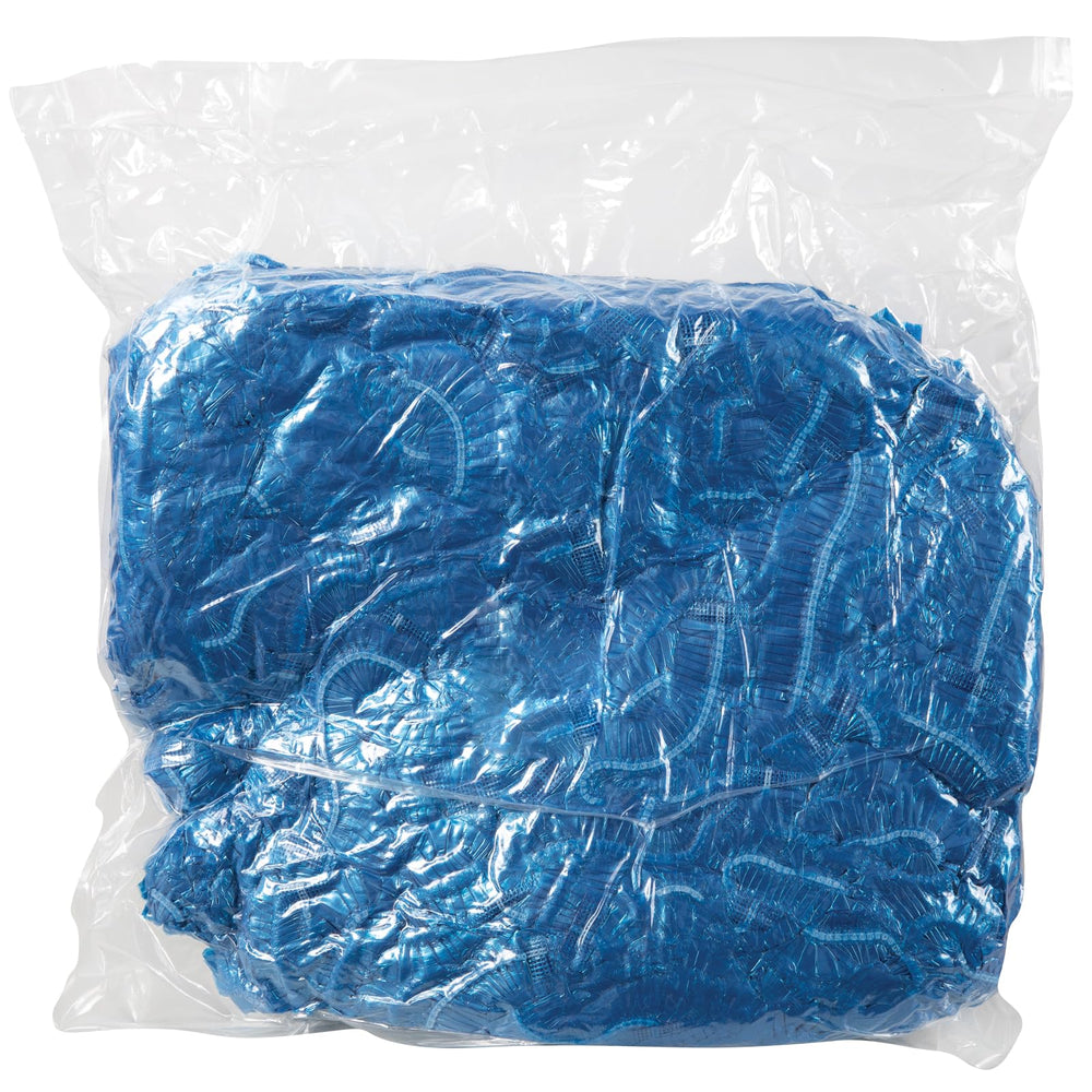 ForPro Professional Collection Spa Liners blue elastic-band closeup shows secure fit.
