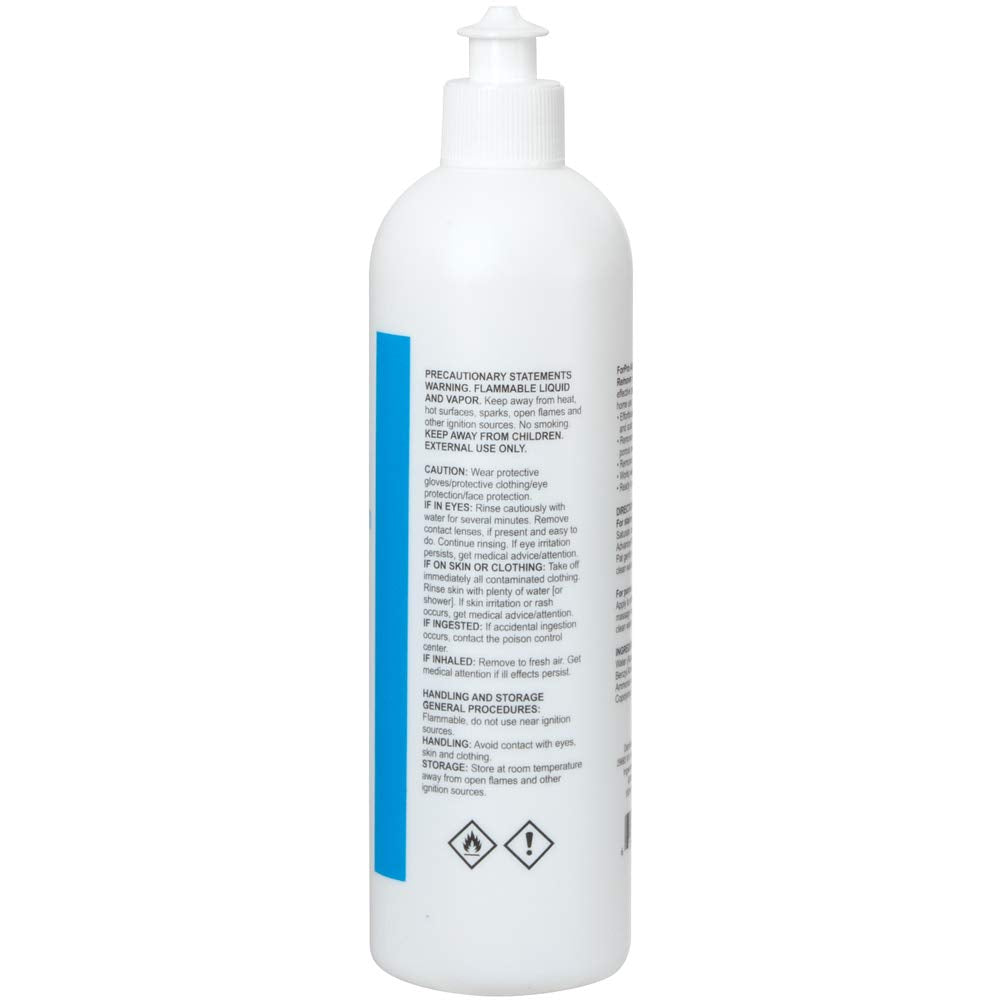 ForPro stain remover on skin closeup demonstrating stain lifting