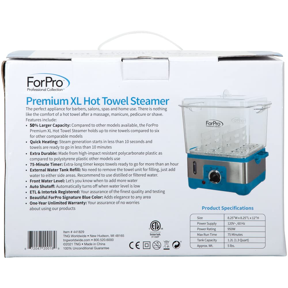 ForPro XL durable polycarbonate housing resists impact in busy salons.