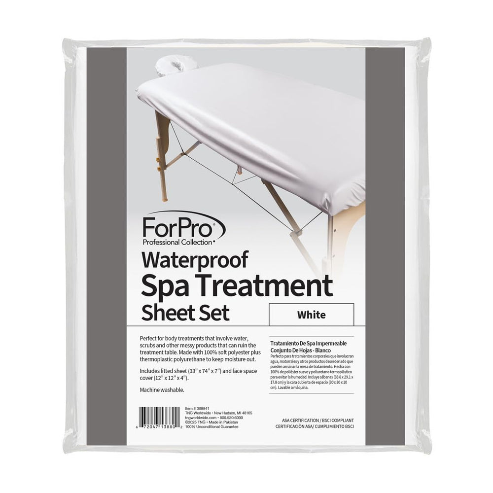 ForPro professional face rest cover with snug fit for comfortable client sessions.