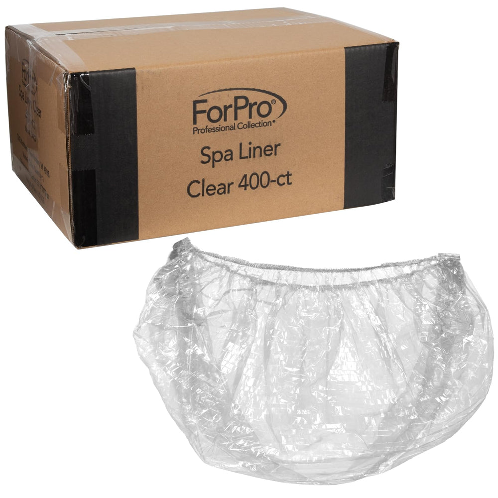ForPro professional spa liners demonstrate pedicure spa fit for clean, hygienic sessions