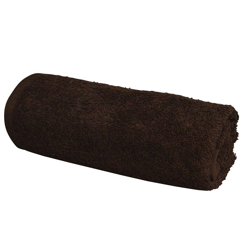 ForPro chocolate towels 16x27 closeup, ideal for professional use in salons and gyms.