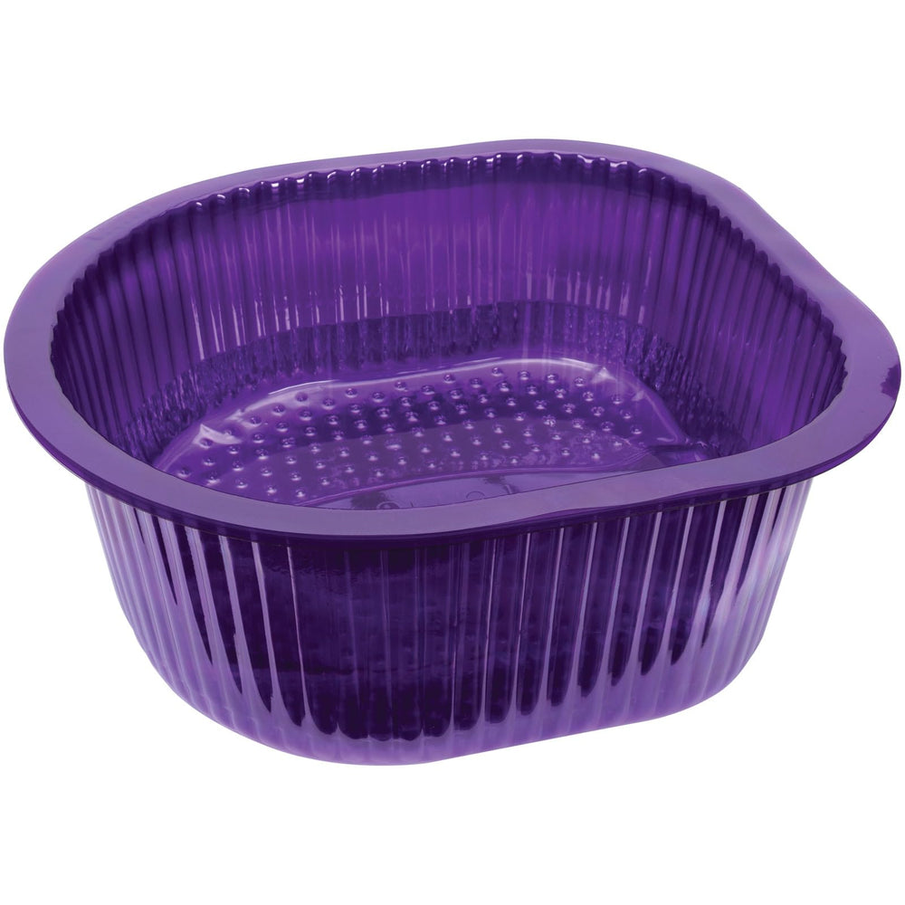 ForPro Universal Pedi Bath Liners package view emphasizes hygienic, leak-free single-use pedicure convenience.
