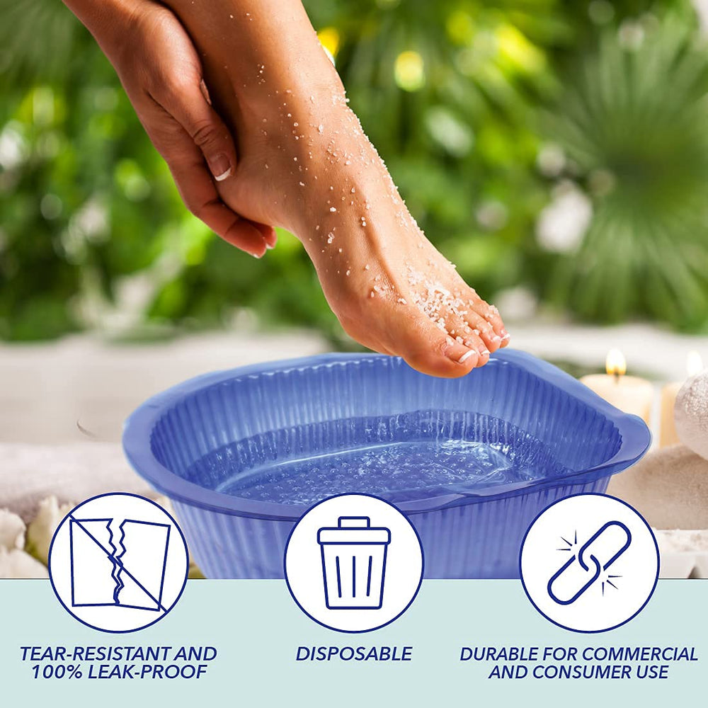 ForPro disposable liners offer single-use hygiene for pedicure sessions.