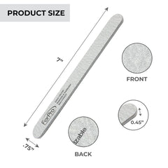 ForPro Zebra foam board with 180-grit side for smoothing edges.