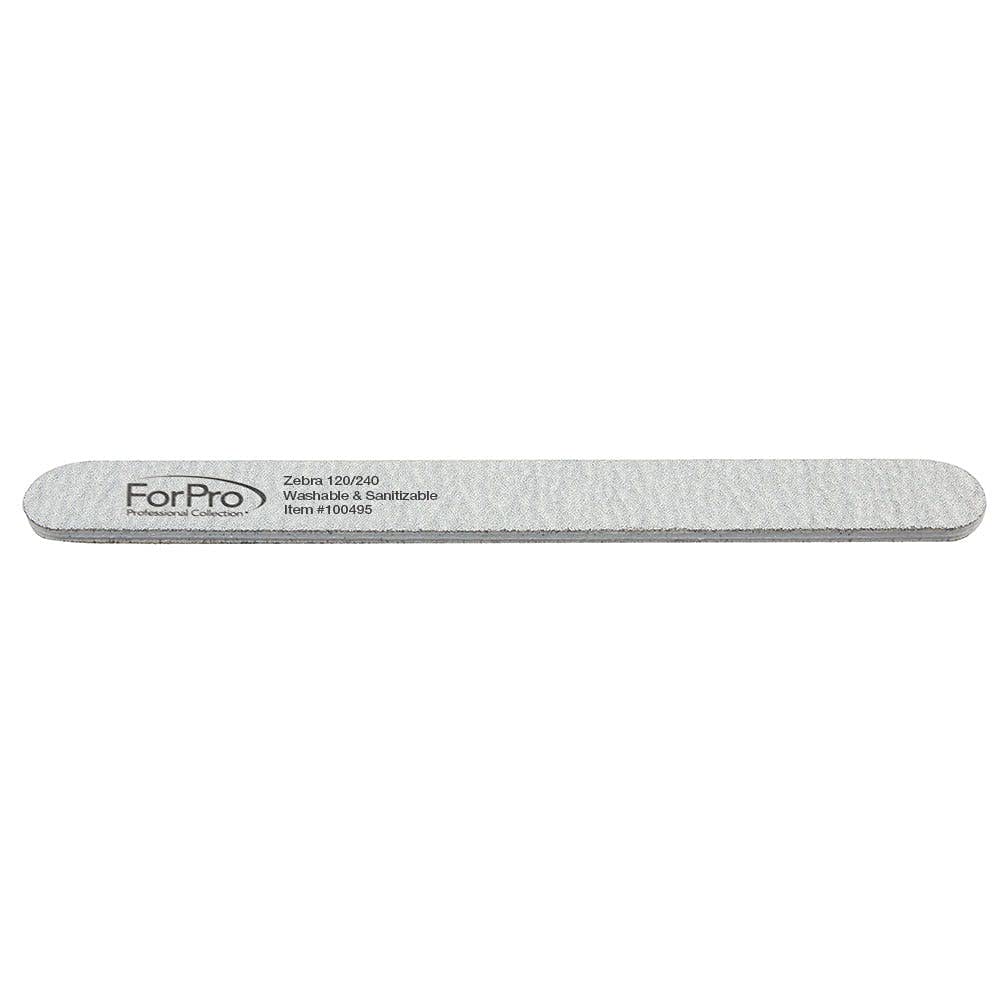 ForPro Zebra foam board double-sided for versatile filing in salons.