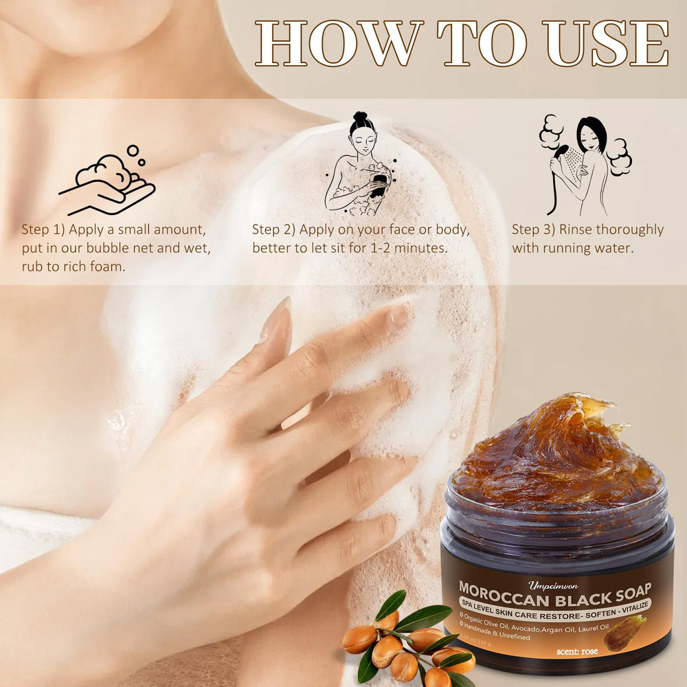 Forvirness moisturizing rose oil helps soften skin after cleansing.