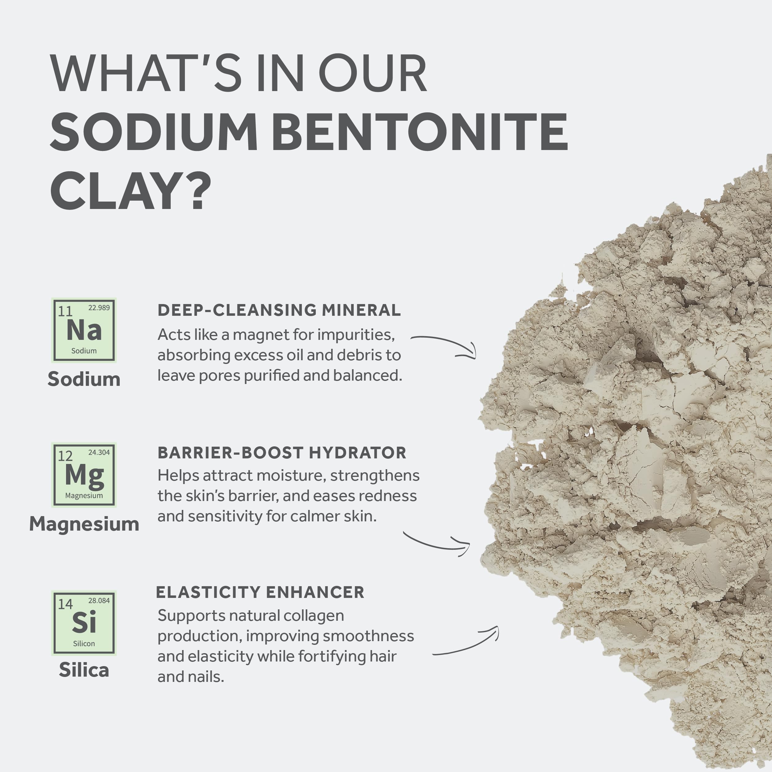 Fossil Power deodorant base with Bentonite Clay for natural care ideas.