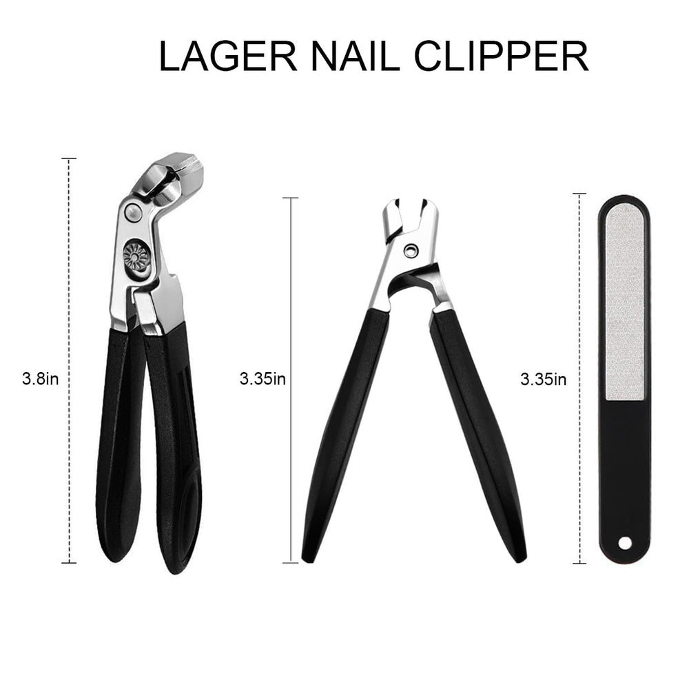 Fotiwesd angled head toenail clippers easing access to thick nails