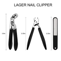 Fotiwesd angled head toenail clippers easing access to thick nails