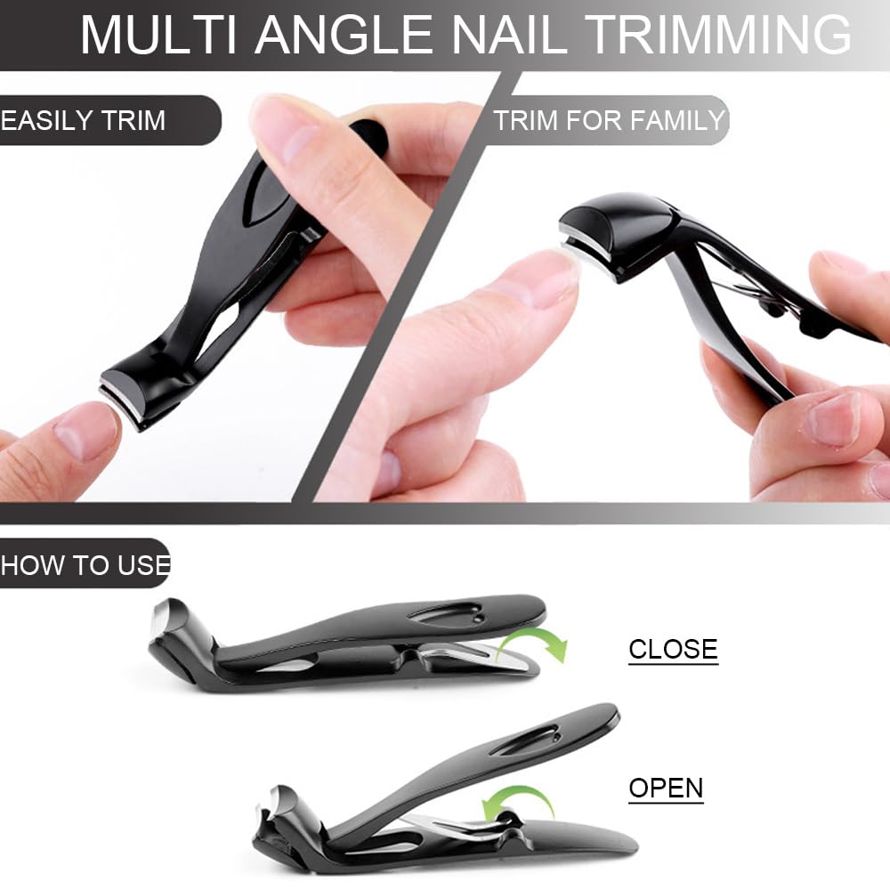 Fotiwesd nail clipper catcher design keeping clippings contained