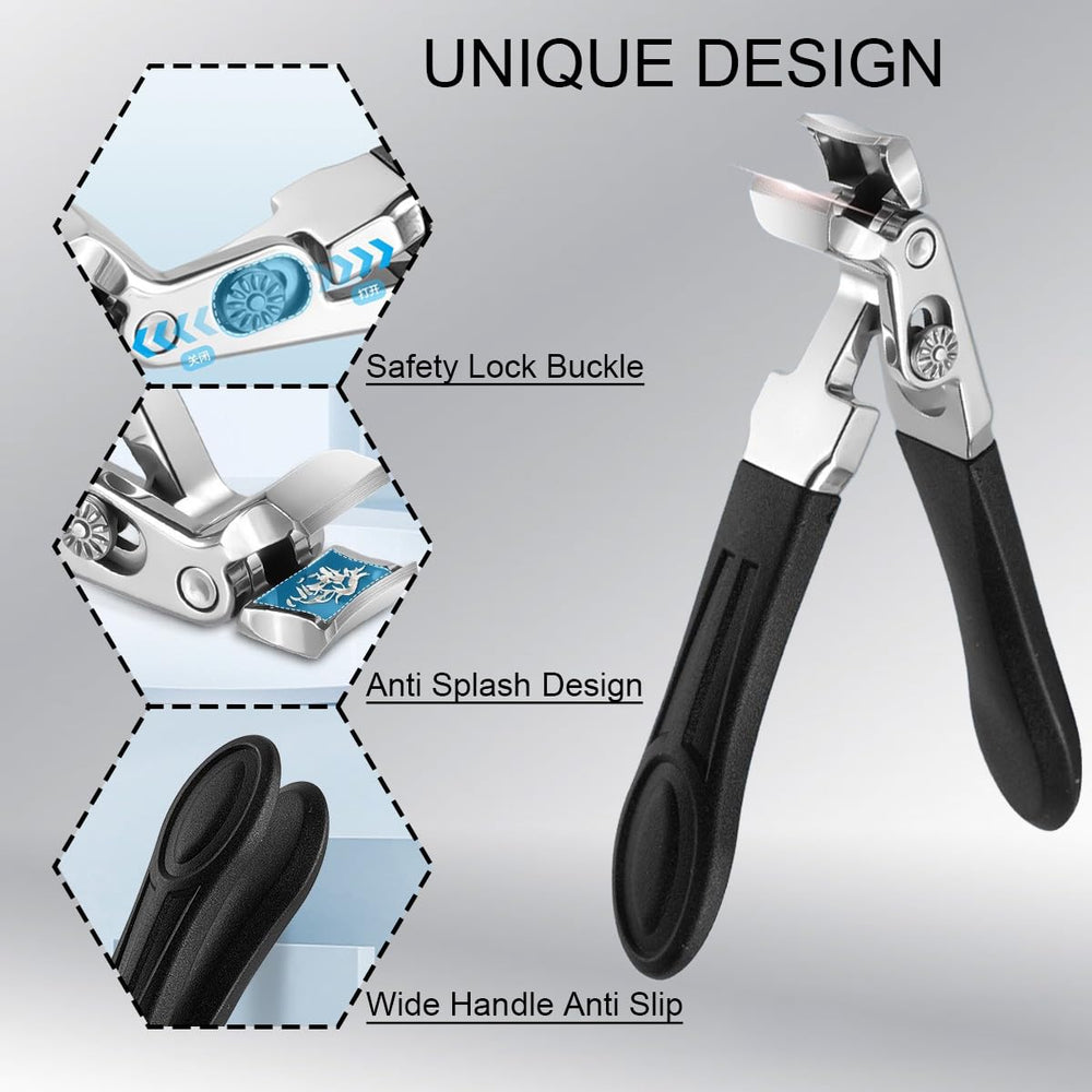 Fotiwesd nail clipper set for seniors travel case convenience