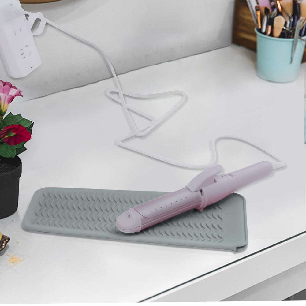 Fouews silicone surface cleans quickly with warm soapy water.