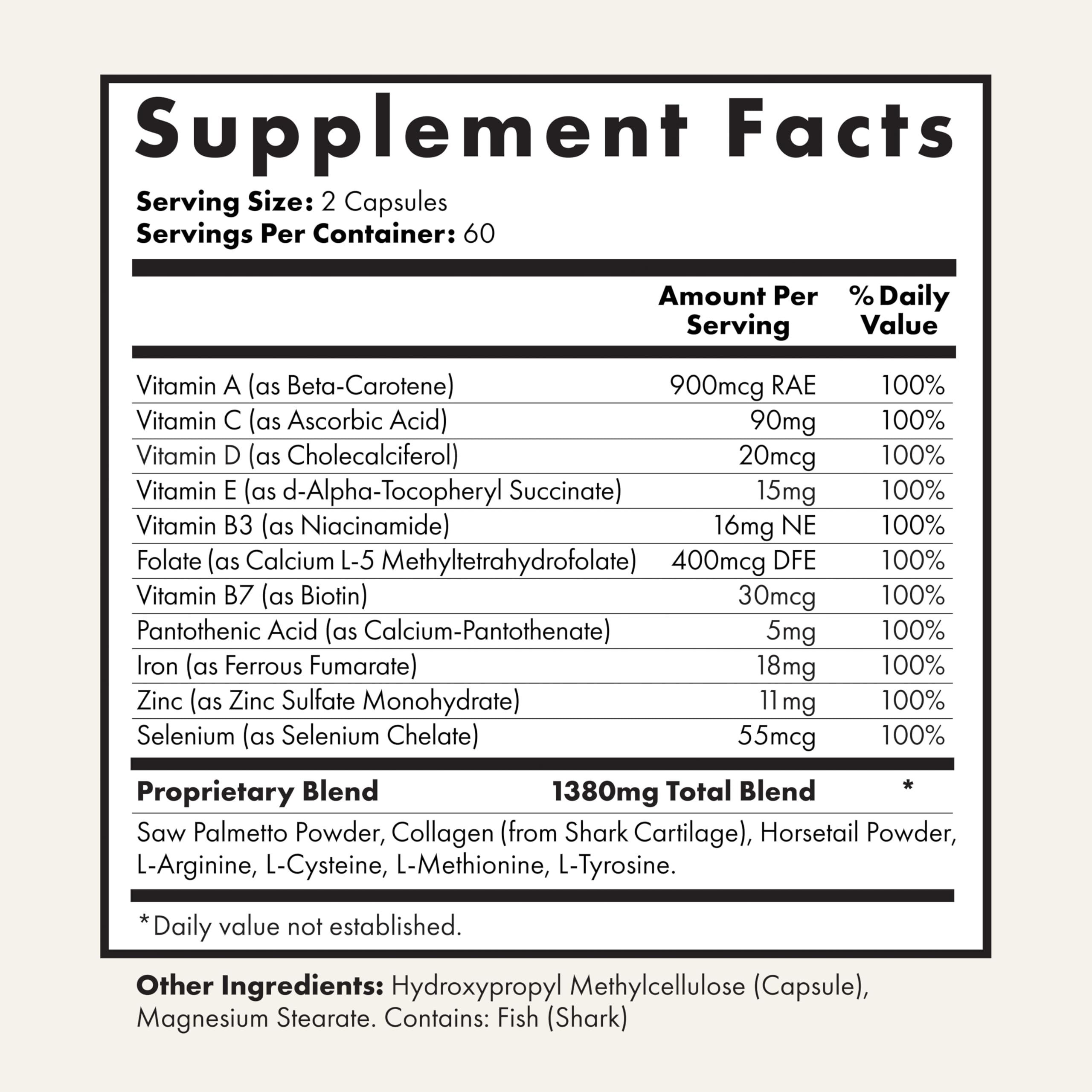 Foundation Skincare UnTangled Hair Vitamins daily dose image conveys easy incorporation into routines