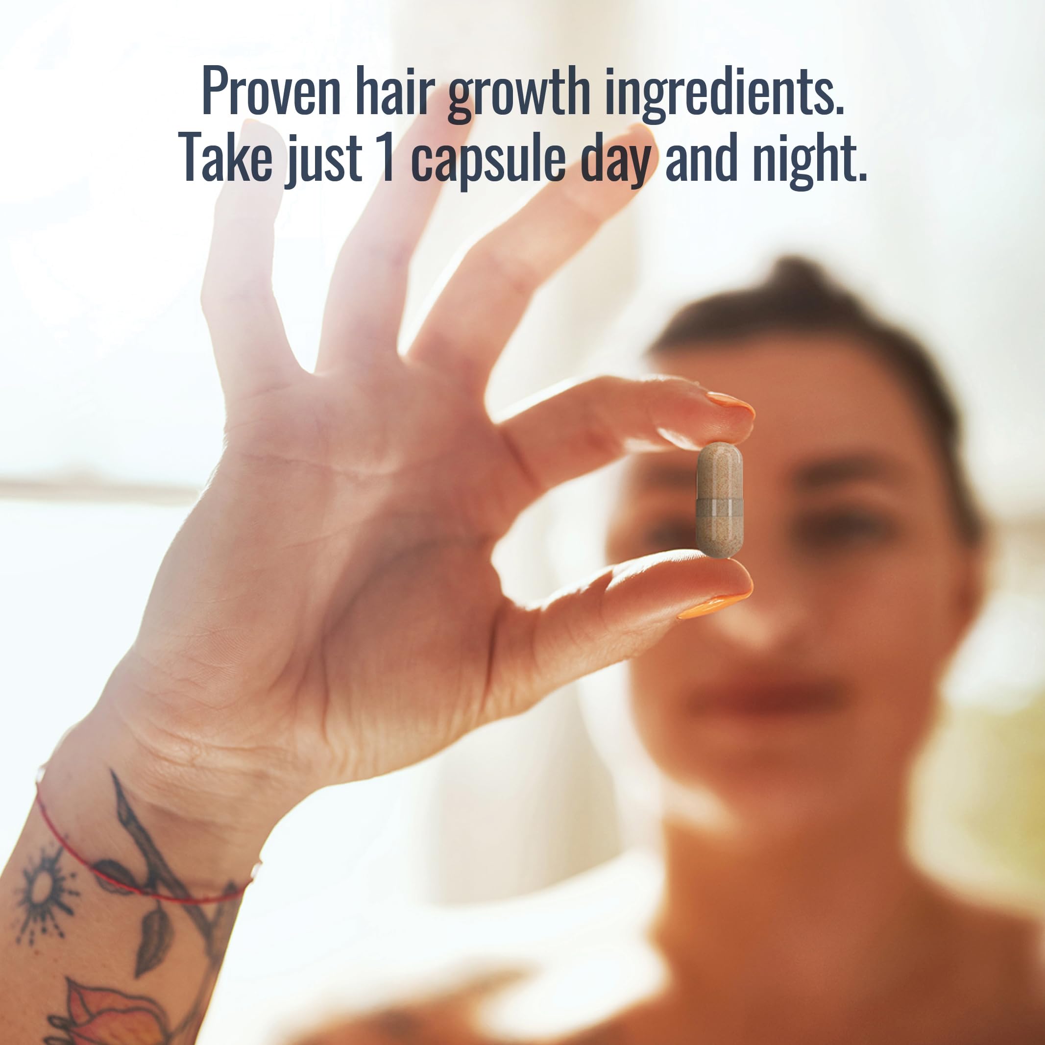 Foundation Skincare UnTangled Hair Vitamins ingredient-label shows biotin and collagen focus