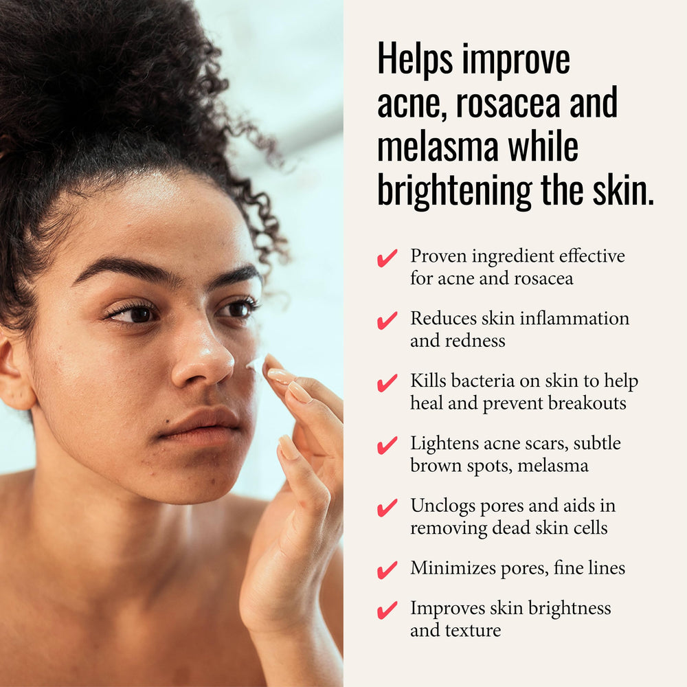 Foundation Skincare Azelaic Acid 14% Cream application-dispense emphasizes easy use for consistent skincare routines.