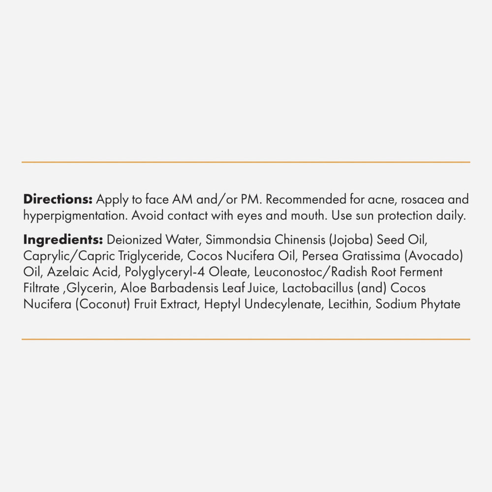 Foundation Skincare Azelaic Acid 14% Cream packaging-detail shows product branding and clarity.