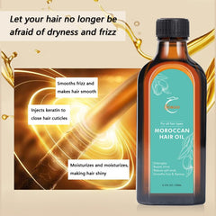 Shiny hair after applying Fovcos Argan Oil for silky results.