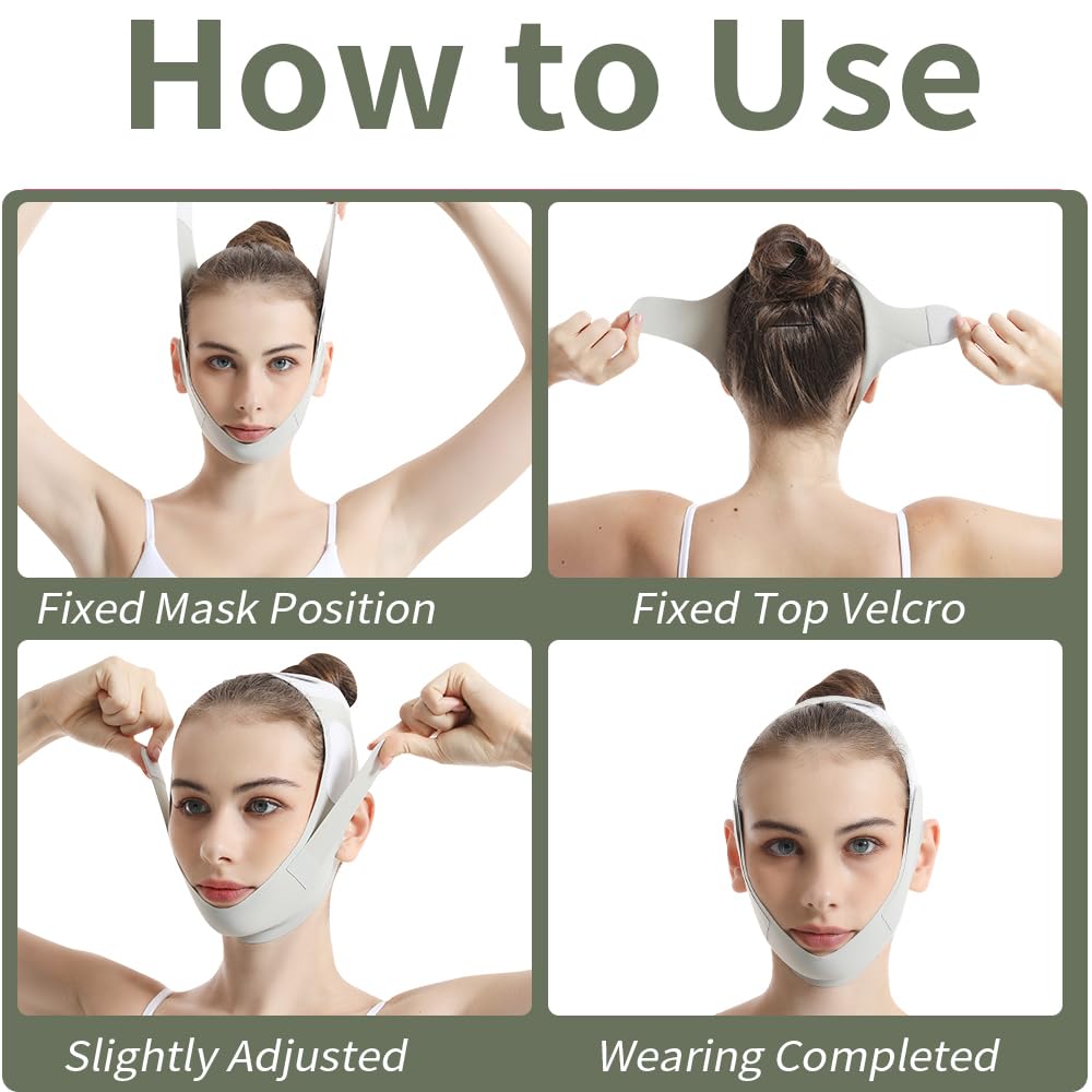 Fovcos V Line Lifting Mask shown in daily skincare routine setup