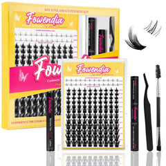 Fowendia Lash Clusters California Sunset hero showcases lightweight, natural curl for all-day wear