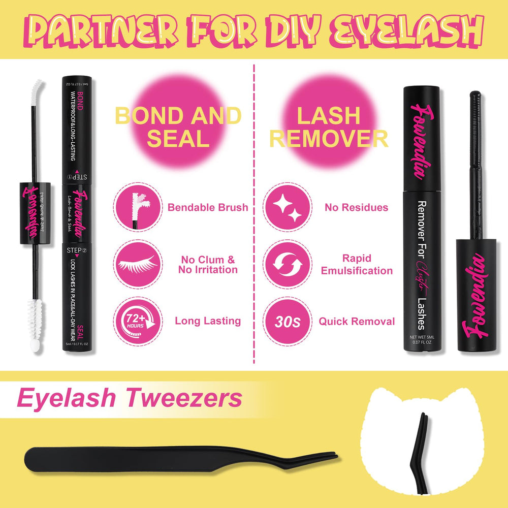 Fowendia Freya lash bond bottle ensures reliable adhesion during wear.