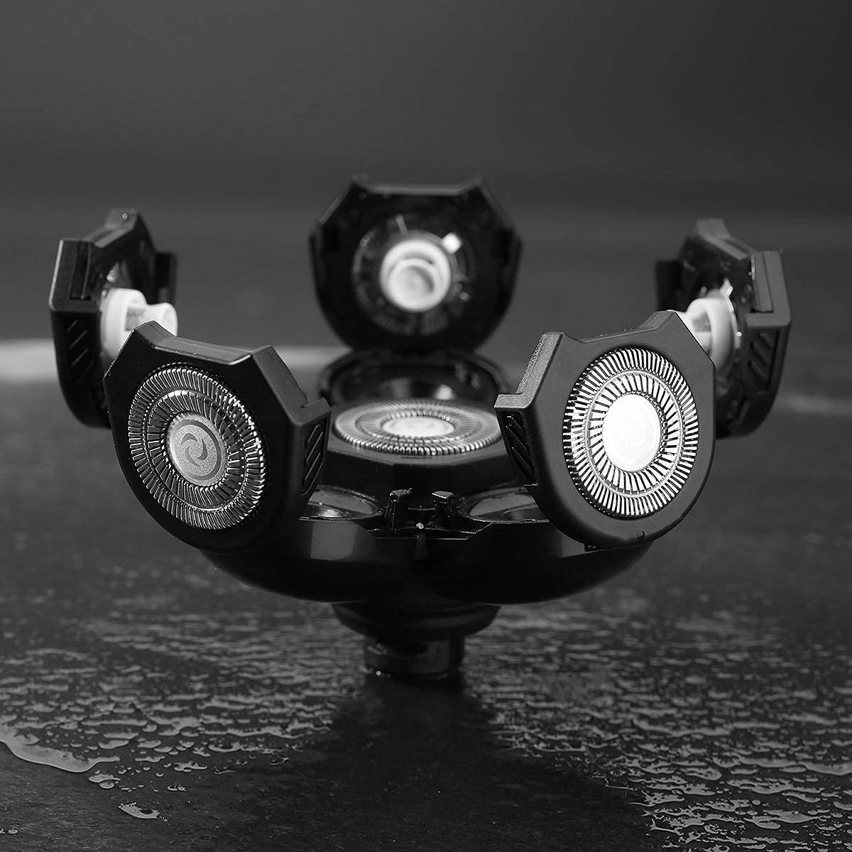 FOXSONIC self-sharpening blades reduce tugging for smoother experience.