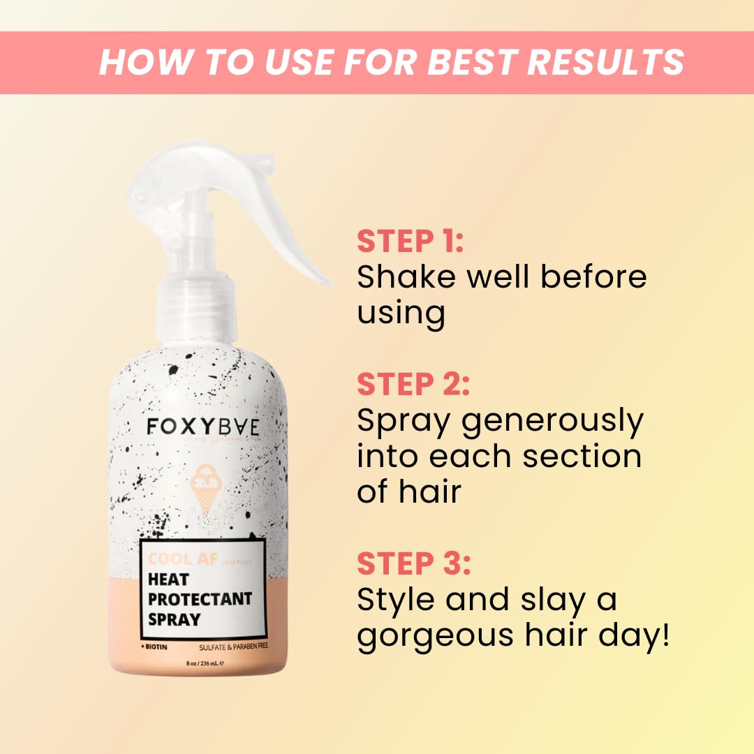 FoxyBae color-safe protection highlights moisture retention and fade resistance