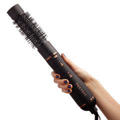 FoxyBae drying styler cylinder attachment speeds drying with even heat.