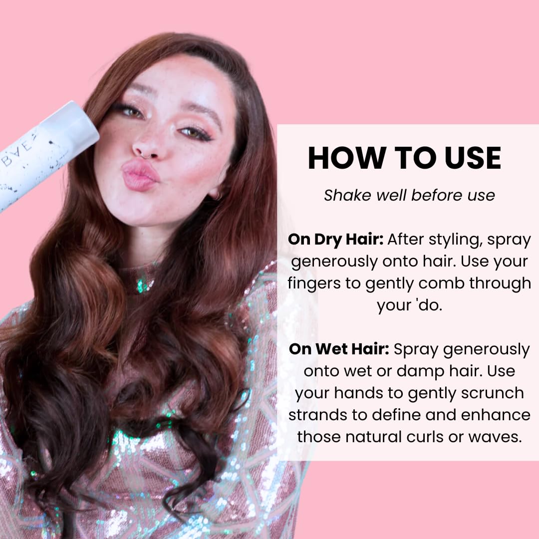 FoxyBae spray mist mid-action for even distribution