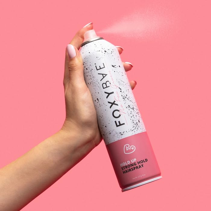 FoxyBae hair spray nozzle close-up for precise styling and control