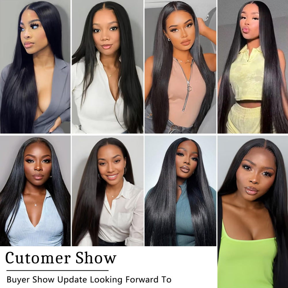 fphko straight hair model worn look showcases versatile styling options.