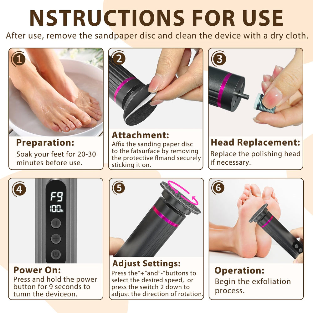 FQOIUD high-capacity 2000mAh battery powers cordless sessions anywhere.