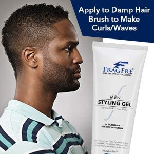 Fragfre color-safe gel works with treated hair for versatile styling.