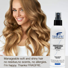 FRAGFRE fast-drying spray application demonstrated for quick styling