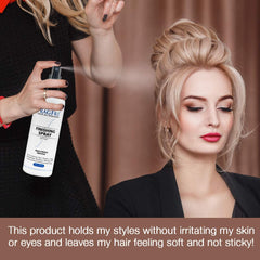FRAGFRE fragrance-free hair spray packaging shown for sensitive skin