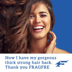 FRAGFRE Intense Hydrating Shampoo label fragrance-free communicates clean hypoallergenic option.