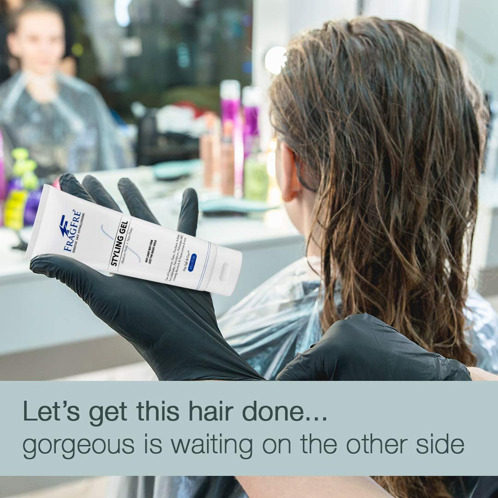 FRAGFRE alcohol-free formula image emphasizes soft touch and daily use