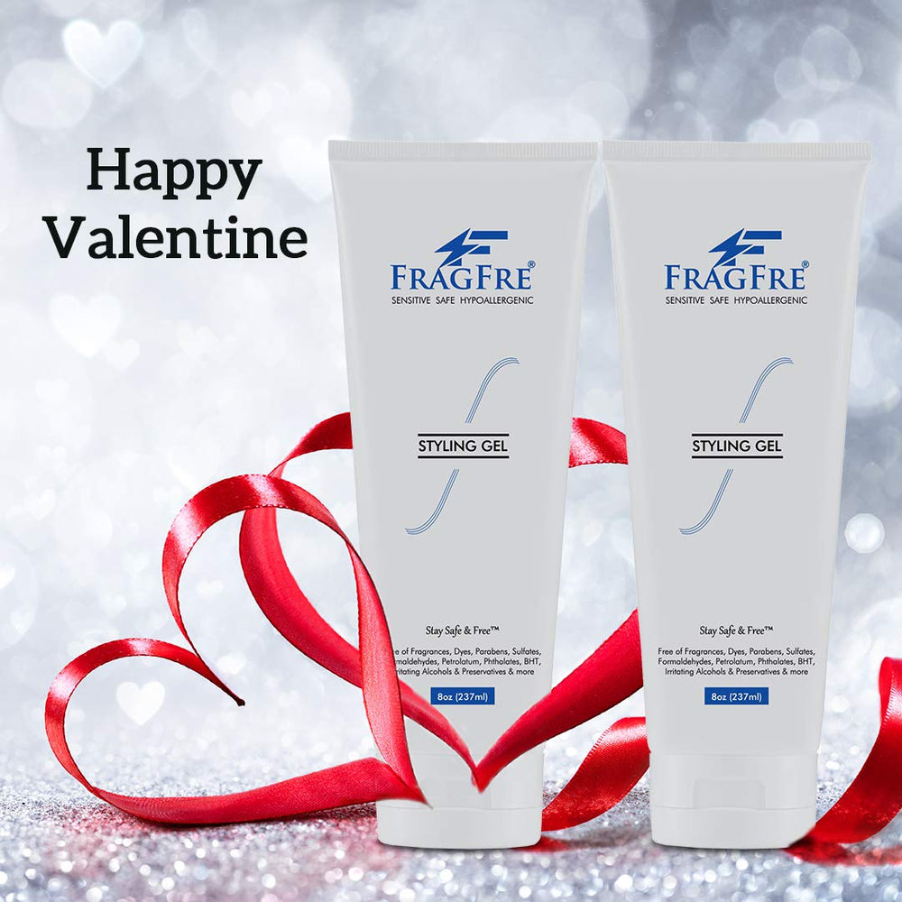FRAGFRE label close-up highlights free-from list for sensitive skin