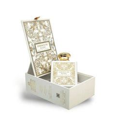 Fragrance World French Avenue bottle-cap closeup highlighting sleek packaging and premium feel